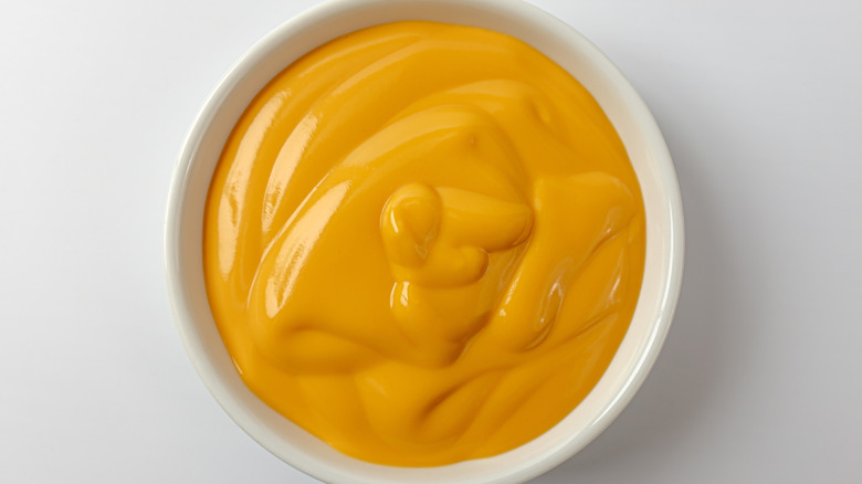 bowl of cheese sauce