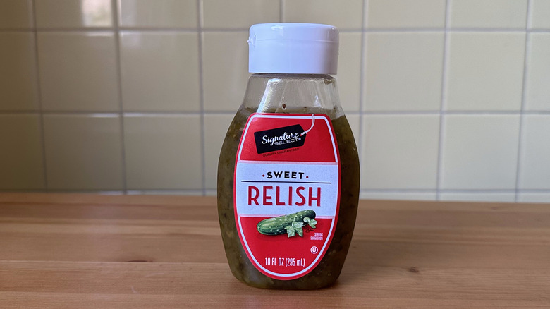 bottle of Signature Select relish