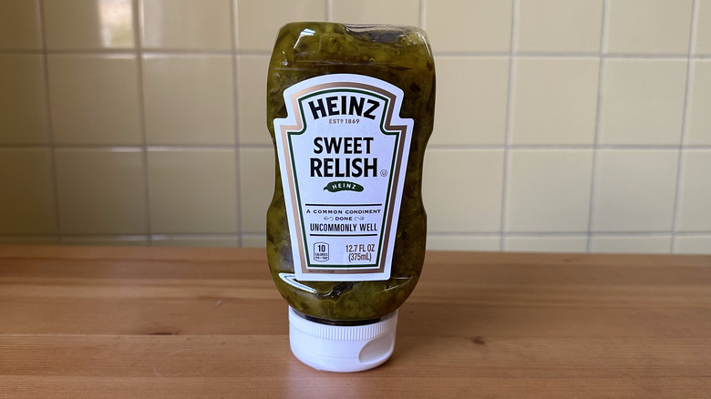 bottle of Heinz Sweet Relish