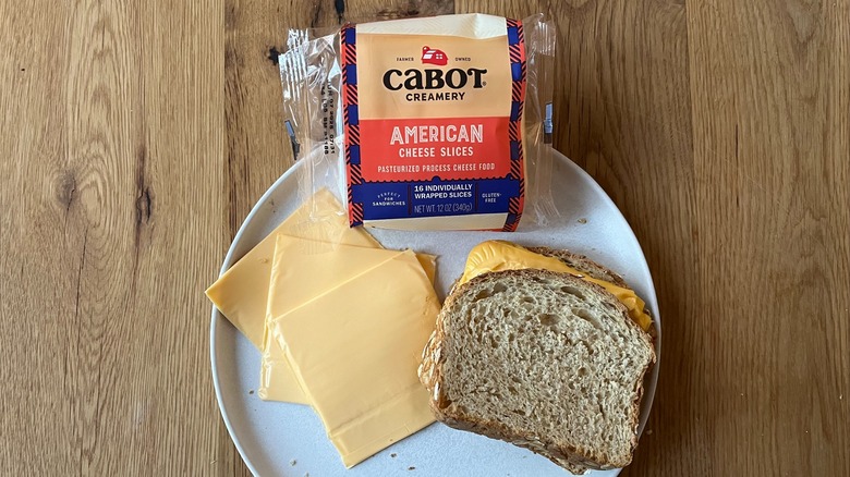 Cabot American Cheese on plate