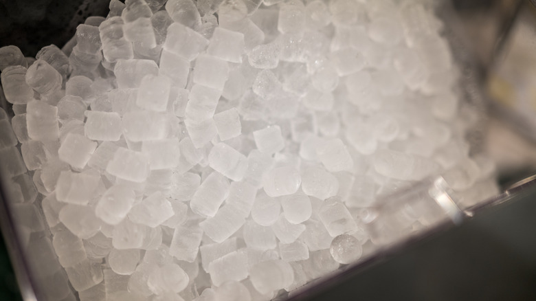 container of pebble ice