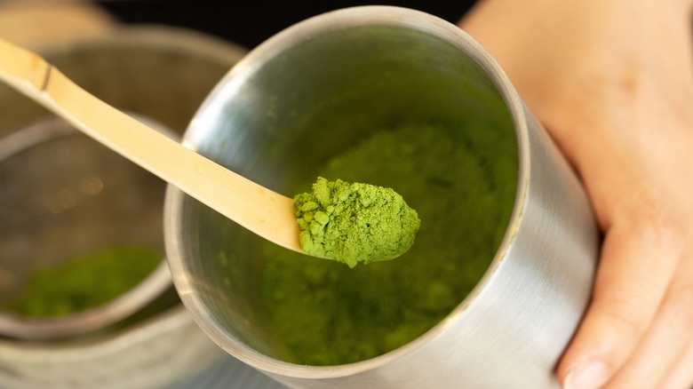 matcha powder scoop