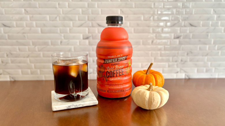 TJ's pumpkin spice cold brew