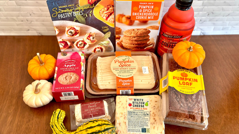 Various Trader Joe's fall items