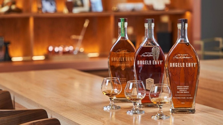 Three Angel's Envy bottles