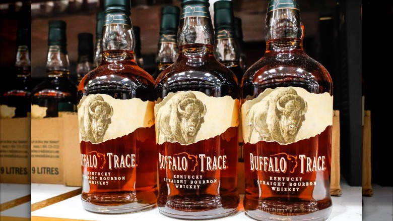 bottles of Buffalo Trace