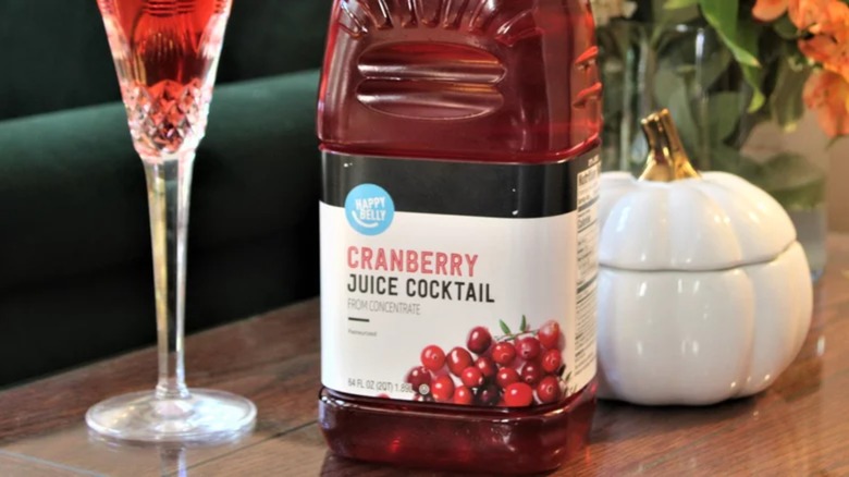 Amazon's Happy Belly Cranberry Juice  