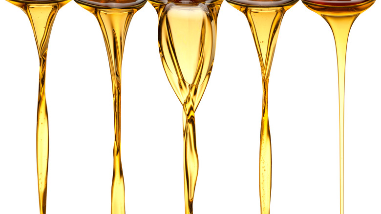 five streams of golden oil