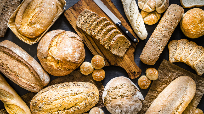 Different types of bread