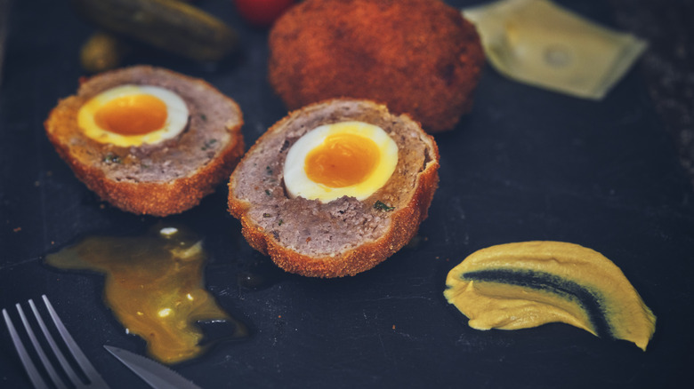 quail egg scotch egg