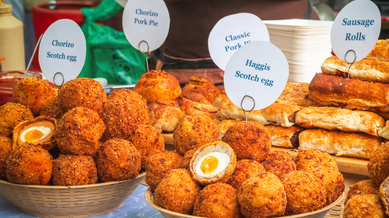 Varieties of Scotch eggs