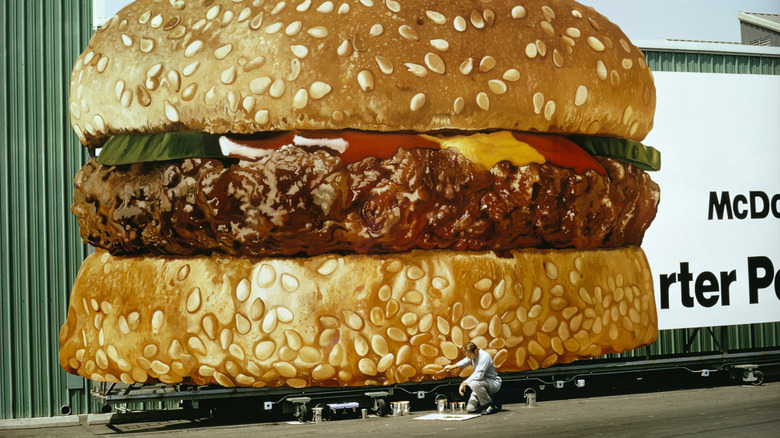 McDonald's Quarter Pounder billboard advertisement