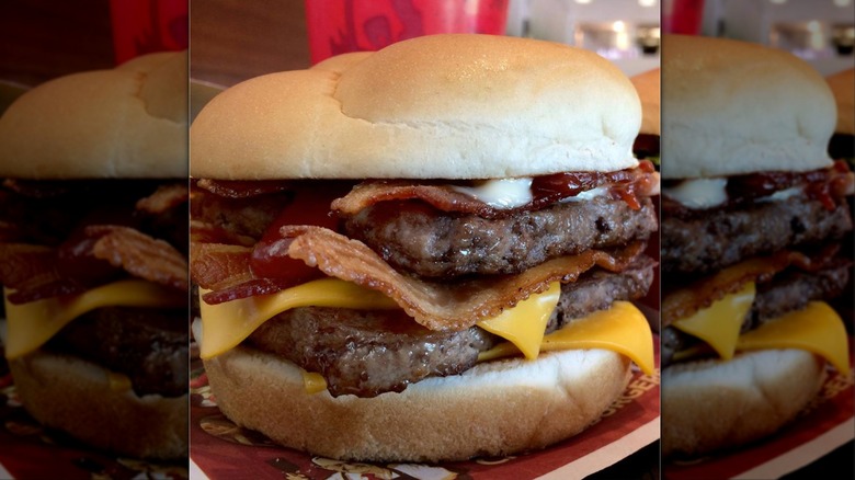 Wendy's Baconator burger