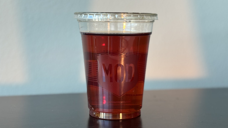 MOD clear iced tea cup