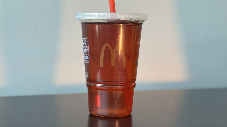 McDonald's clear iced tea cup