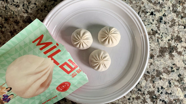 Mila soup dumplings on plate