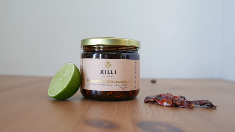 Xilli salsa macha jar