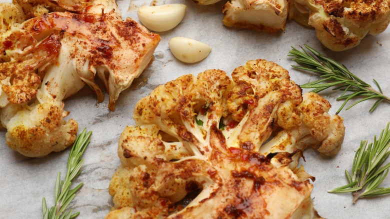 seasoned cauliflower steaks