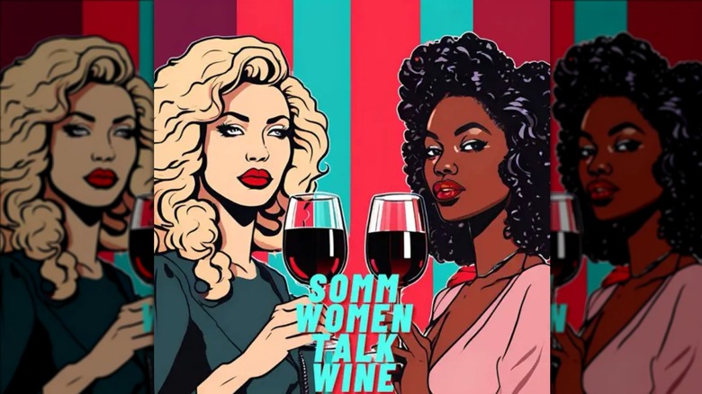 Somm Women Talk Wine podcast logo