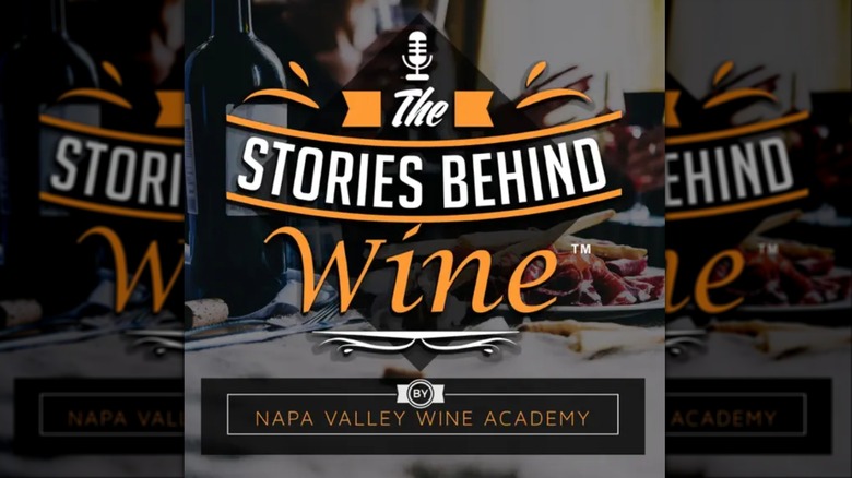 The Stories Behind Wine podcast logo