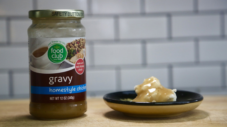 jarred gravy and mashed potatoes