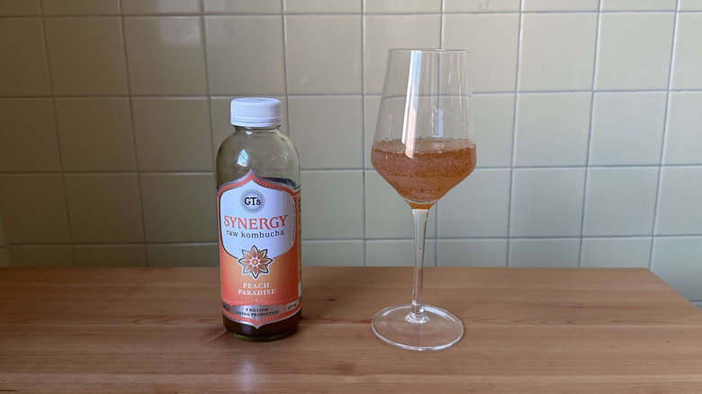 Peach Paradise kombucha