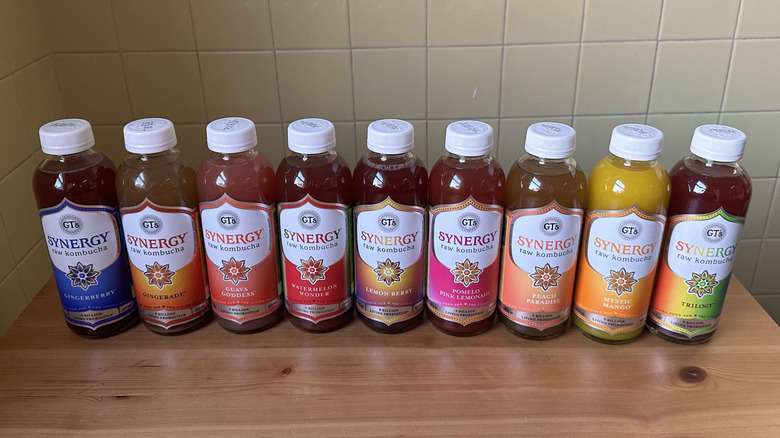 Synergy kombucha bottles