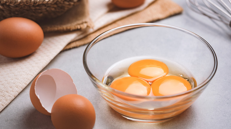 eggs in bowl