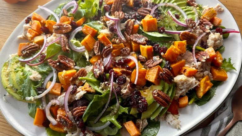 sweet potato and tuna salad