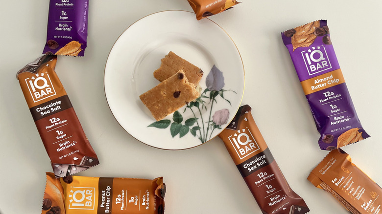 IQBAR chocolate lovers variety pack bars on a table