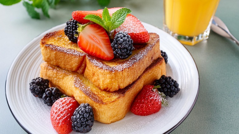 Stack of French toast