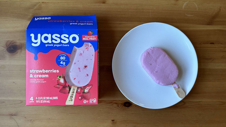 Strawberries and cream Yasso bar