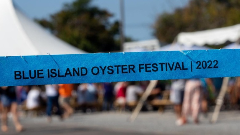 Blue Island Oyster Festival banner