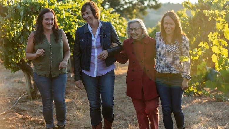 Multi-generations of the Bacigalupi Vineyards women