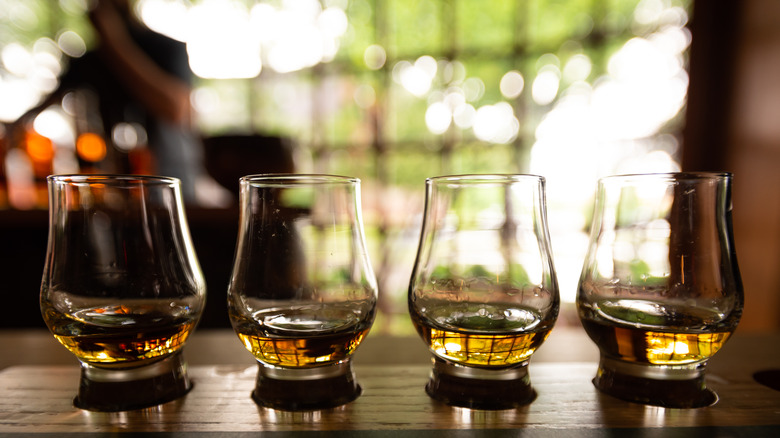 bourbon flight for tasting 