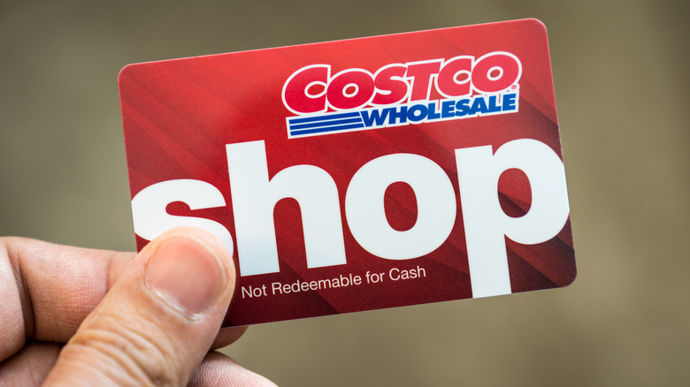 Red Costco gift card