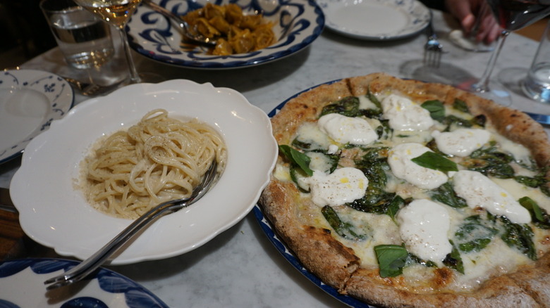 Eataly pizza and pasta