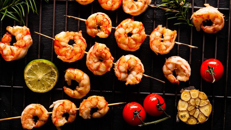 grilled shrimp skewers