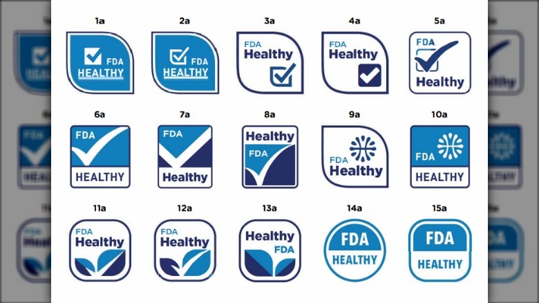 proposed FDA Healthy labels