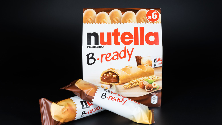 packaged nutella b-ready bars