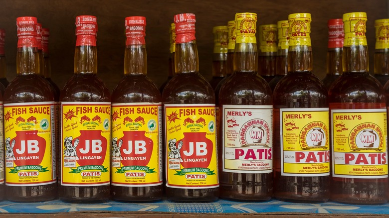 Bottles of fish sauce