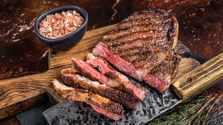 dry aged wagyu ribeye steak