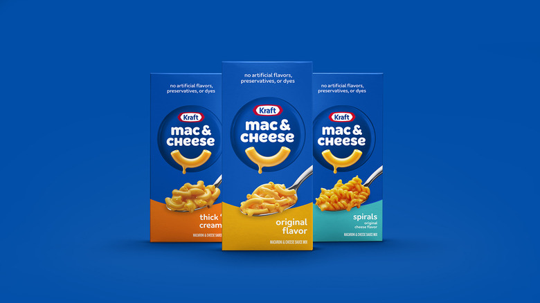 New Kraft Mac & Cheese product design