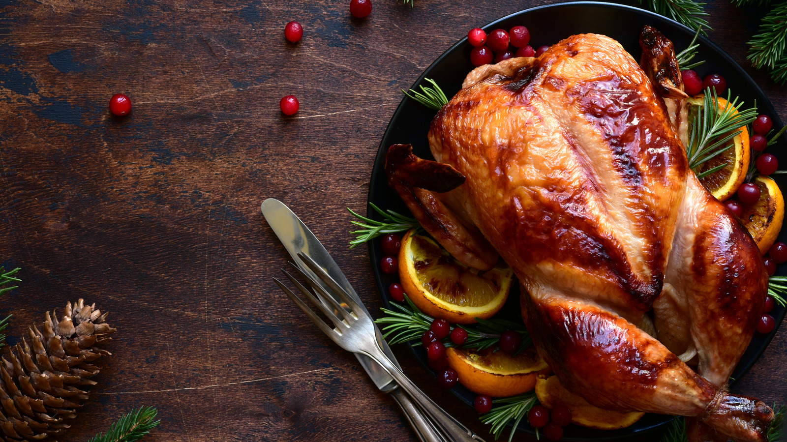 A Touch Of Honey And Corn Syrup Add Subtle Sweetness To Roast Turkey