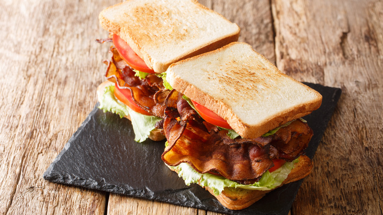 Two BLT sandwiches