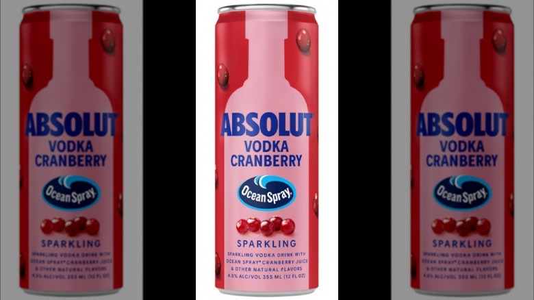 Absolute Vodka Ocean Spray Cranberry