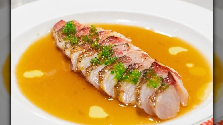 Spring tataki with ponzu sauce