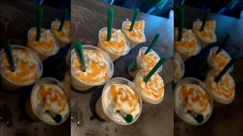 Starbucks caramel apple Frappuccino