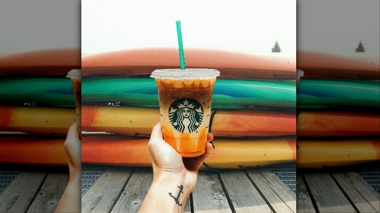 Caramel pumpkin macchiato