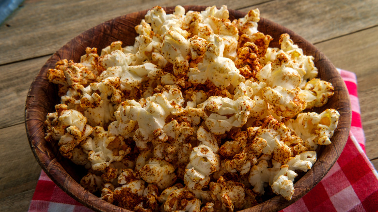 popcorn in a bowl